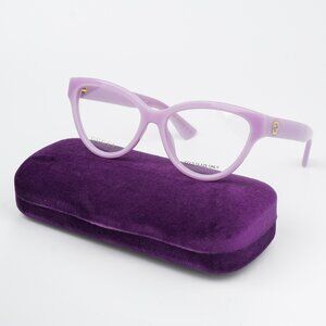 Gucci Women Eyeglasses Violet Cat Eye GG1581O 004 BRAND NEW